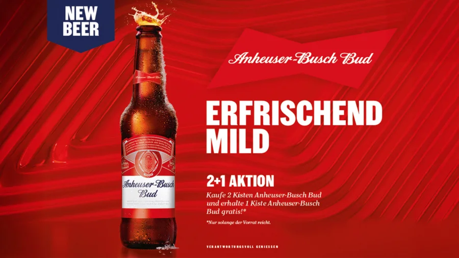 Anheuser-Busch Bud ThekenTickeraktion 04/2026 | Drinkport